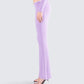 Scout Purple Rib Flared Pants