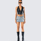 Selena Belted Set model front
