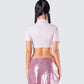 Seraphina Pink Collared Shirt