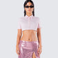 Seraphina Pink Collared Shirt