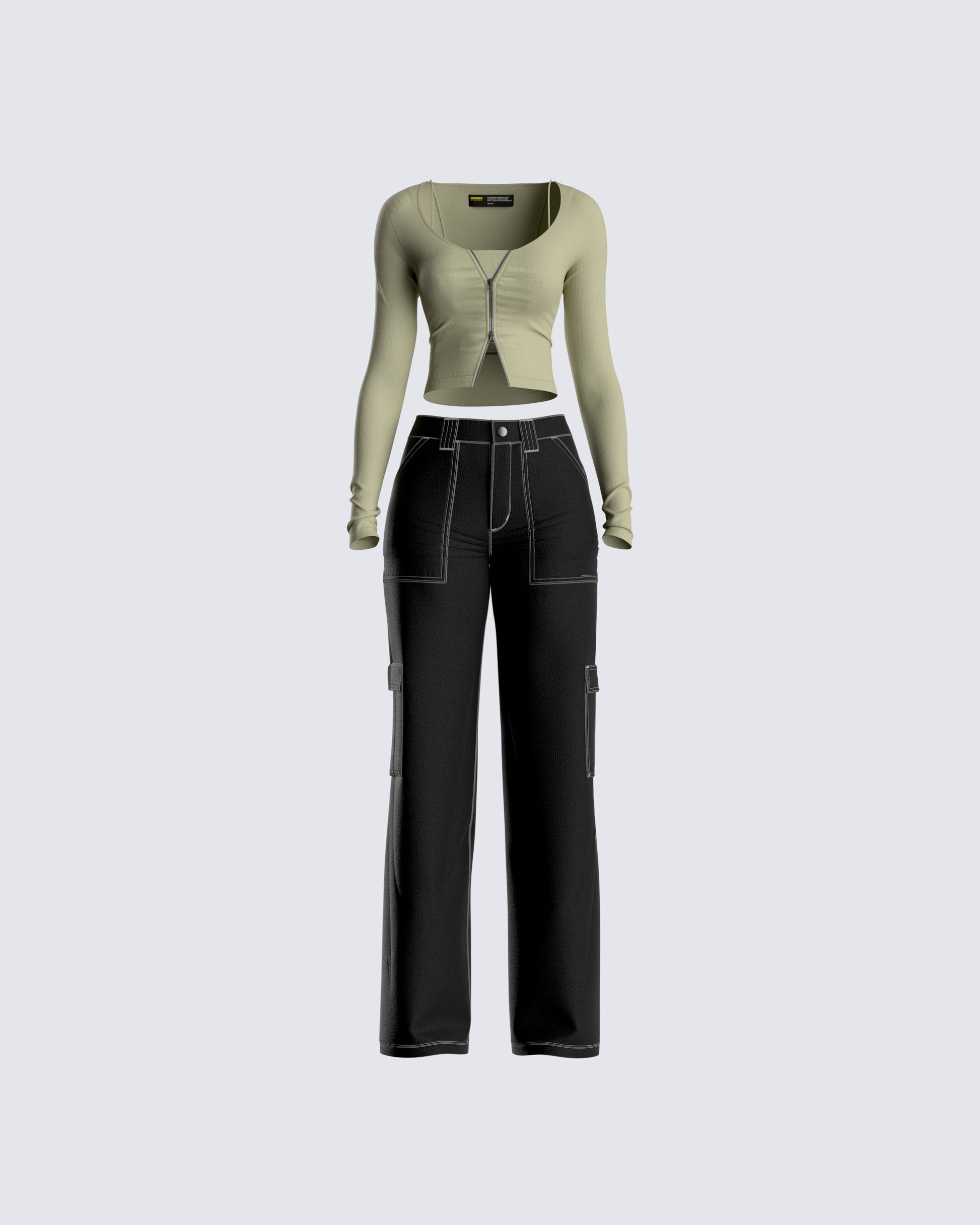 Gemma Casual Baddie Set 3d product front