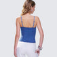 Shaelin Slate Mesh Corset Top