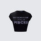 Shirin Black Pisces Rhinestone Top product front