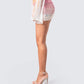 Vanessa Pink Sequin Knit Skirt