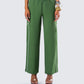 Sidonia Baggy Green Track Pants model front