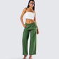 Sidonia Baggy Green Track Pants