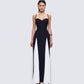 Skylah Black and White Gown model front