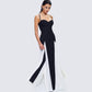 Skylah Black and White Gown