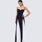 Skylah Black and White Gown