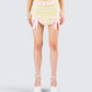 Sofia Pastel Ruffle Mini Skirt model front
