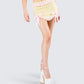 Sofia Pastel Ruffle Mini Skirt