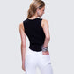 Sonny Black Rib Tank Top