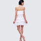 Sorel Ivory Tiered Ruffle Dress