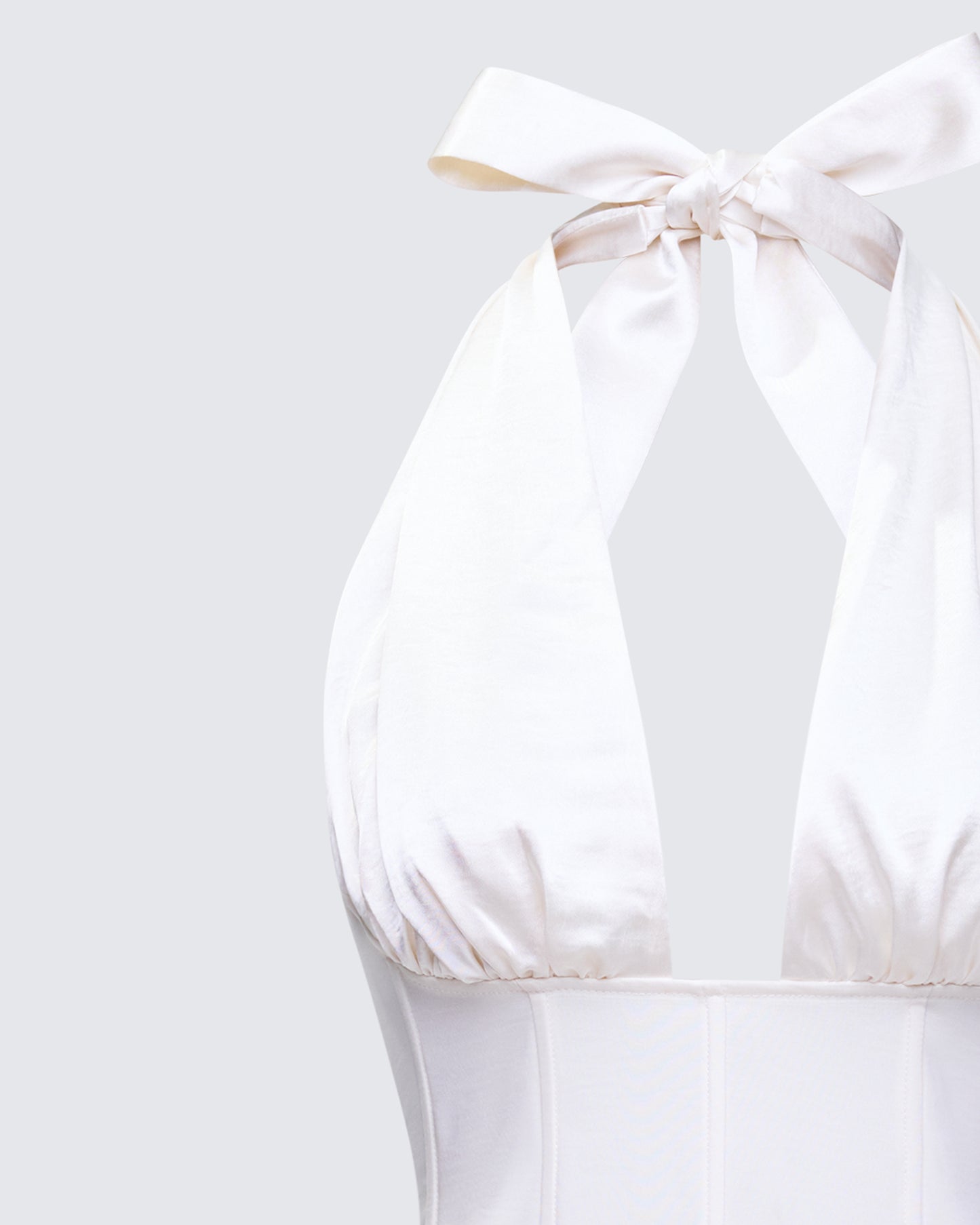 Sunniva White Corset Mini Dress
