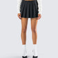 Supriya Black Pleated Mini Skirt model front