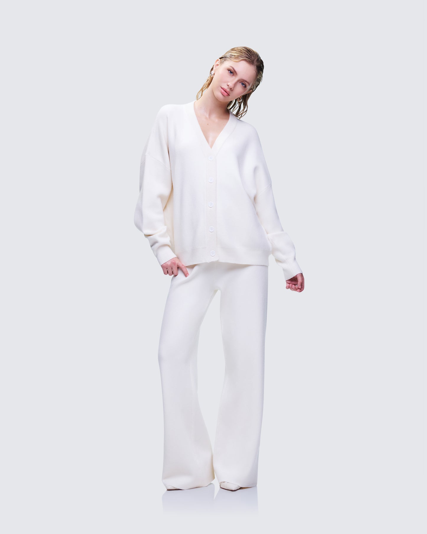 Sylvana Cream Knit Set