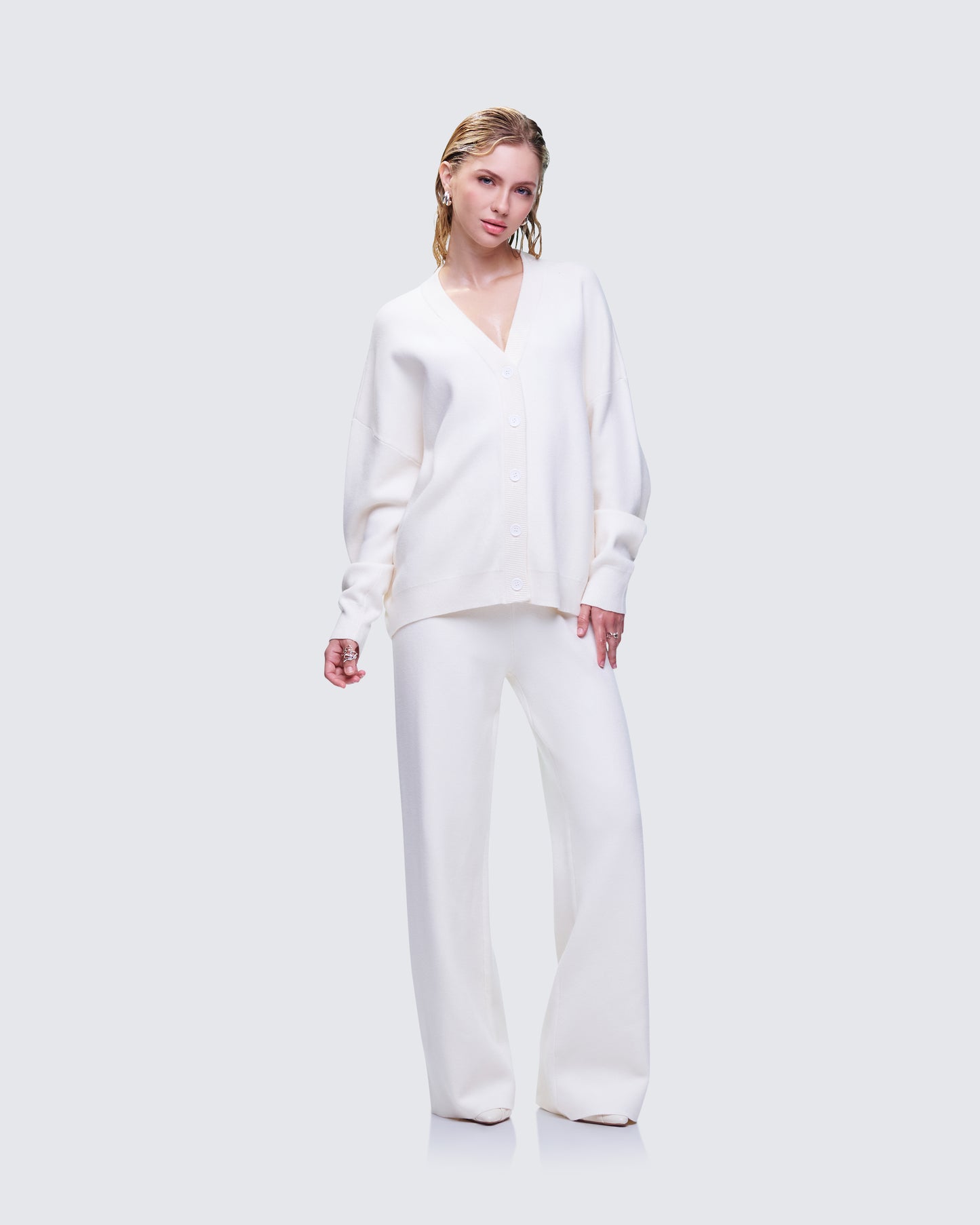 Sylvana Cream Knit Set