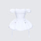 Tabitha White Corset Mini Dress product front