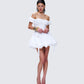 Tabitha White Corset Mini Dress
