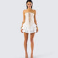Tameka Ivory Ruffle Set model front