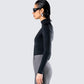 Tana Black Mockneck Top