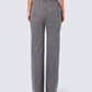 Taya Rhinestone Grey Jeans