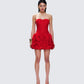Tayah Red Rosette Set model front