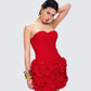 Tayah Red Rosette Set