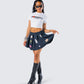 Teagan Patch Mini Skirt