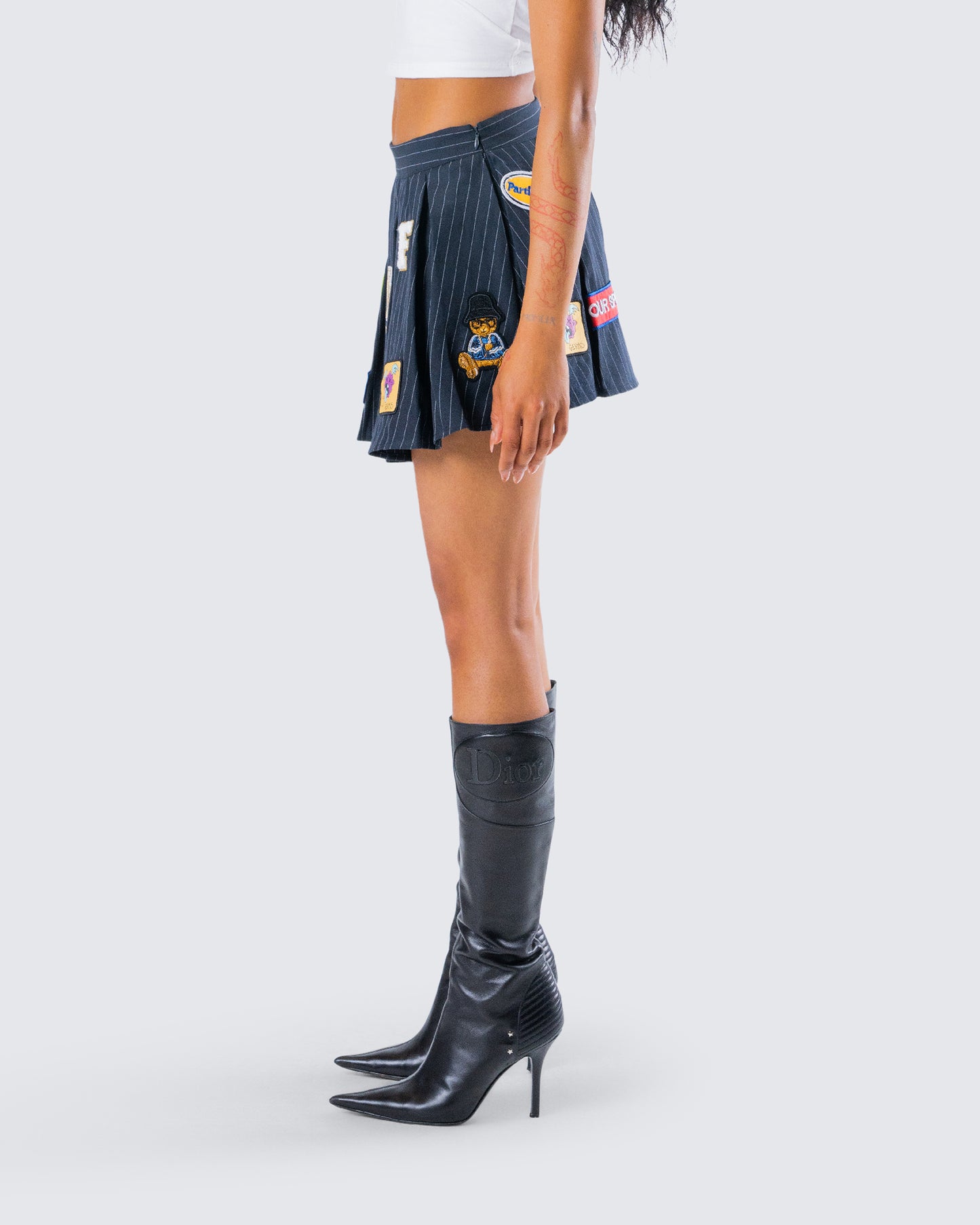 Teagan Patch Mini Skirt