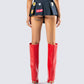 Teagan X-Rated Patch Mini Skirt