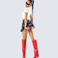 Teagan X-Rated Patch Mini Skirt