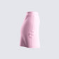 Teresa Pink High Waist Mini Skirt