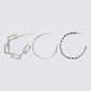 Thais Silver Hoop Set - 3 pack