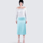 Theo Satin Set model front