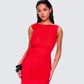 Tiana Red Ruffle Rosette Dress