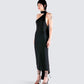 Toni Black One Shoulder Dress