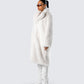 Trista Ivory Faux Fur Coat