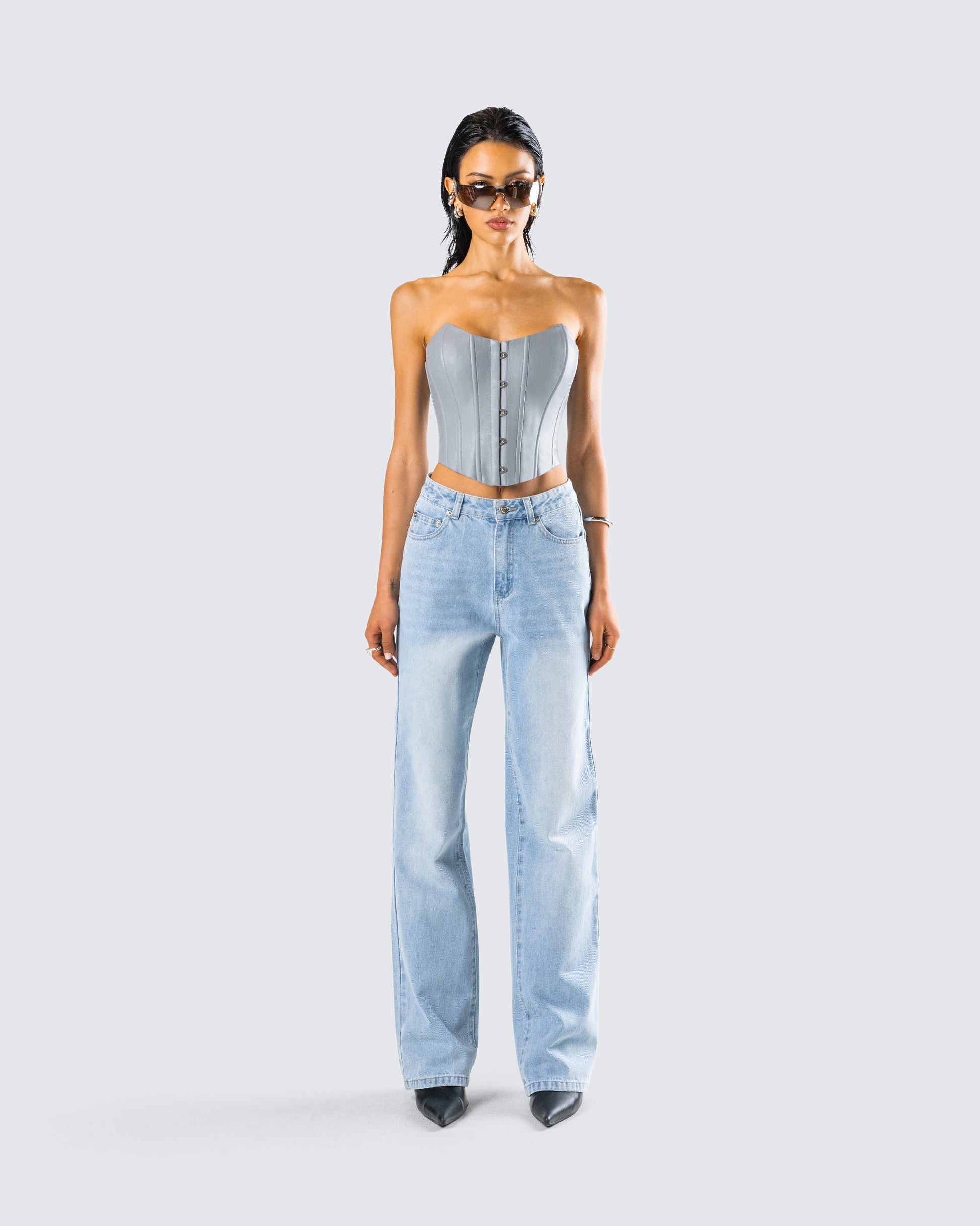 Tui Denim Set model front