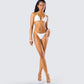 Twyla White Cheeky Bikini Bottom