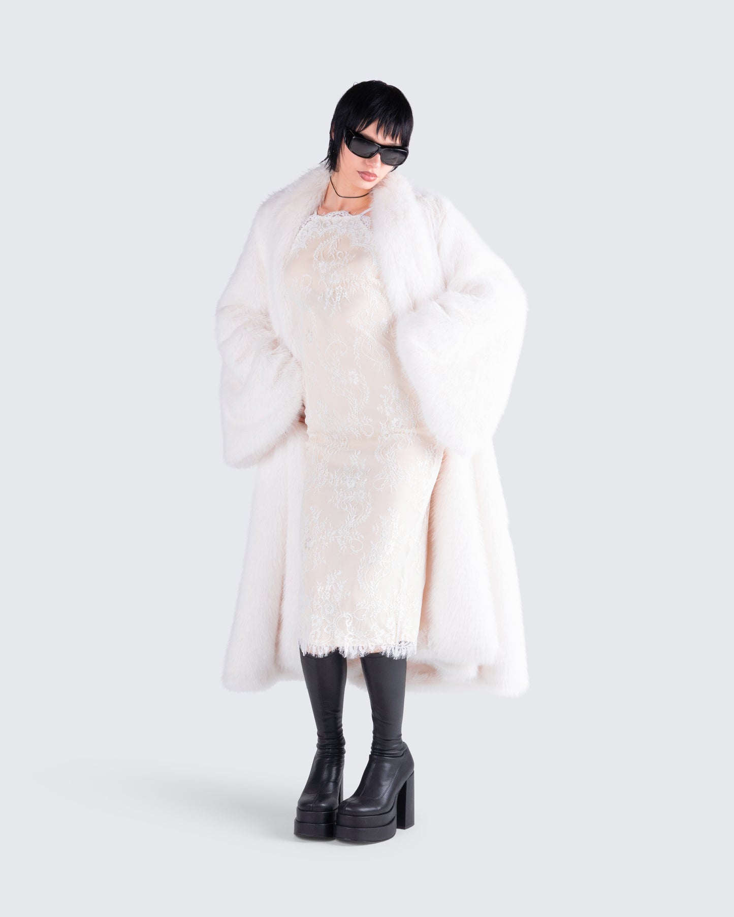 Tyra Faux Fur Set