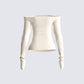 Lucy Cream Off Shoulder Top