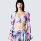 Kadence Tie Dye Print Top model front