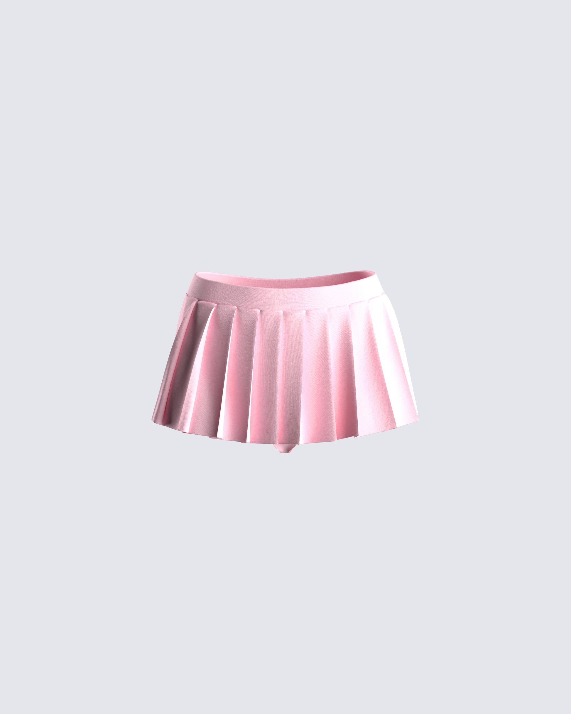 Uma Pink Micro Mini Pleated Skort 3d product front