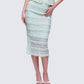 Ursuline Sage Ruffle Trim Skirt
