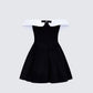 Vale Black Off Shoulder Mini Dress product front