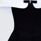Vale Black Off Shoulder Mini Dress