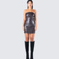 Valerie Brown Vegan Leather Dress