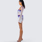 Vanessa Purple Sequin Knit Set