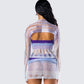 Vanessa Purple Sequin Knit Top
